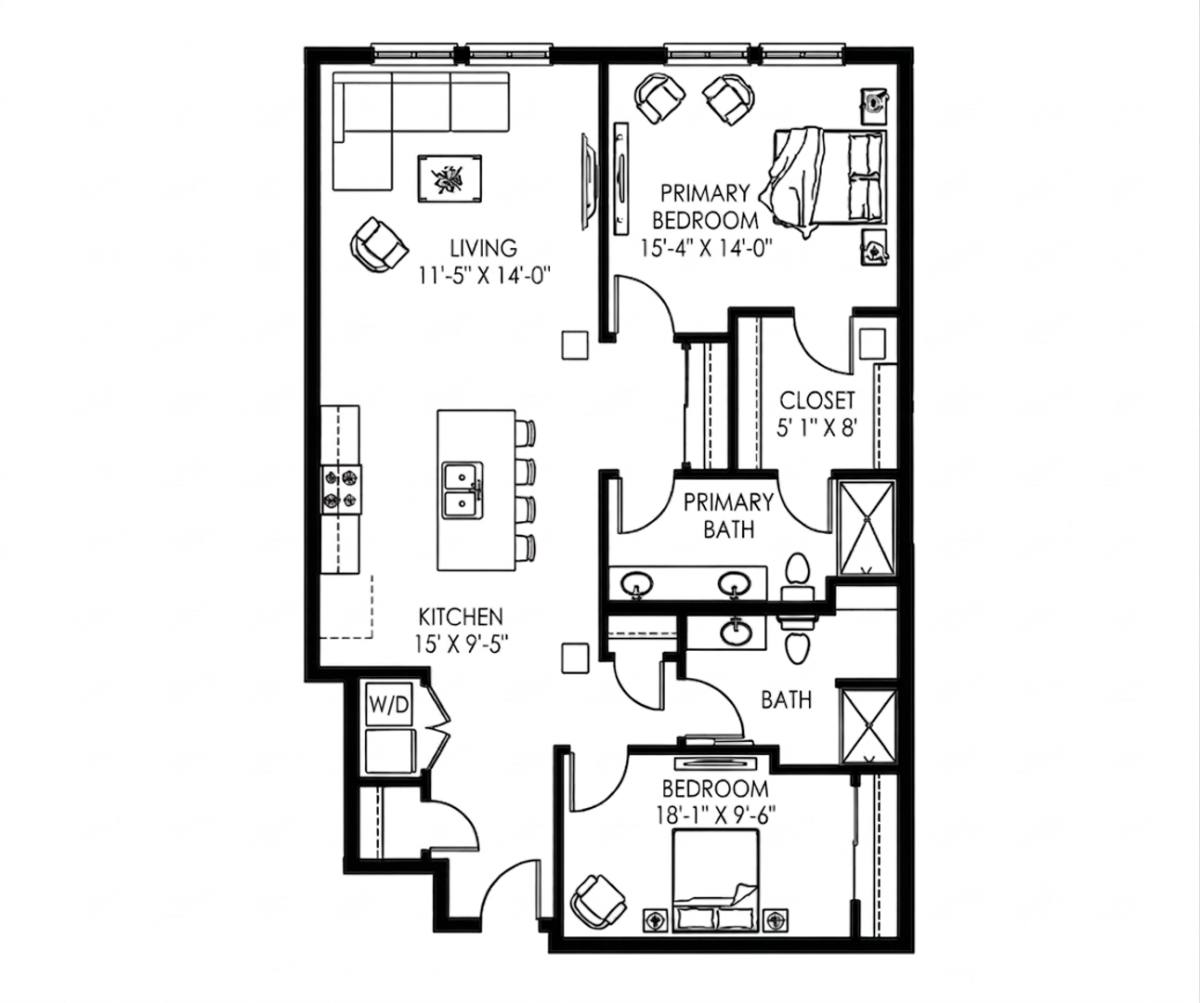 Apartment for rent at 640 W Freshwater Way, Milwaukee, WI 53204