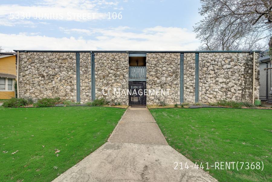 Apartment for rent at 5330 Junius St #106, Dallas, TX 75214