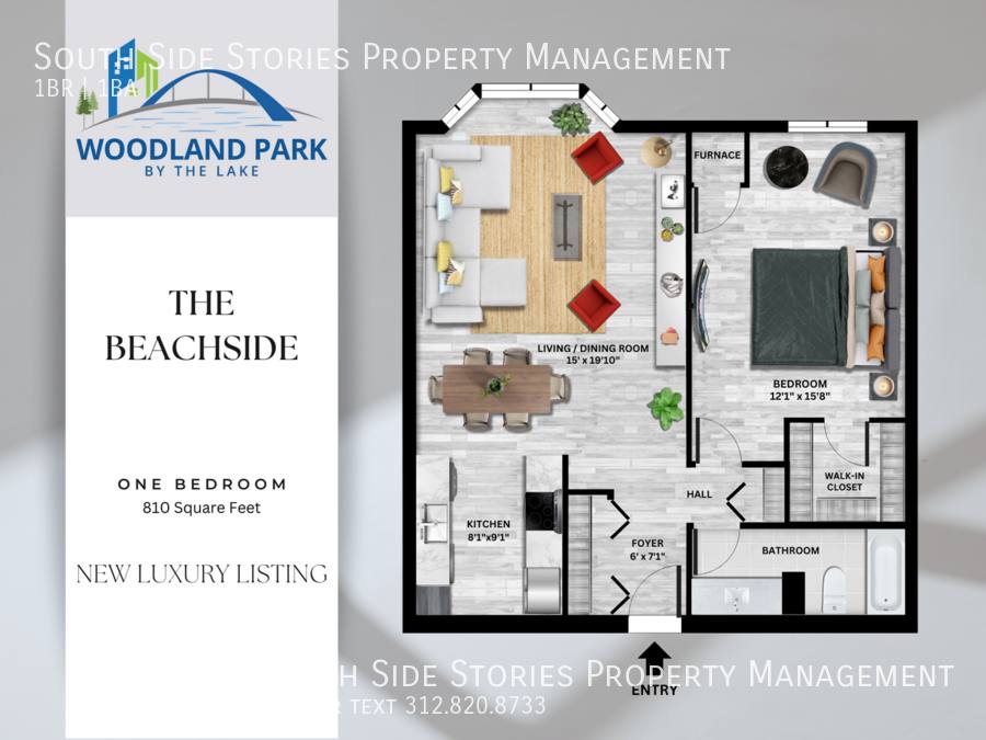 Apartment for rent at 606 E Woodland Park #411, Chicago, IL 60616