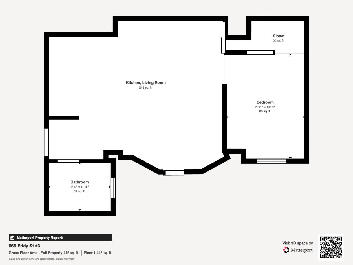 Apartment for rent at 665 Eddy St #3, San Francisco, CA 94109
