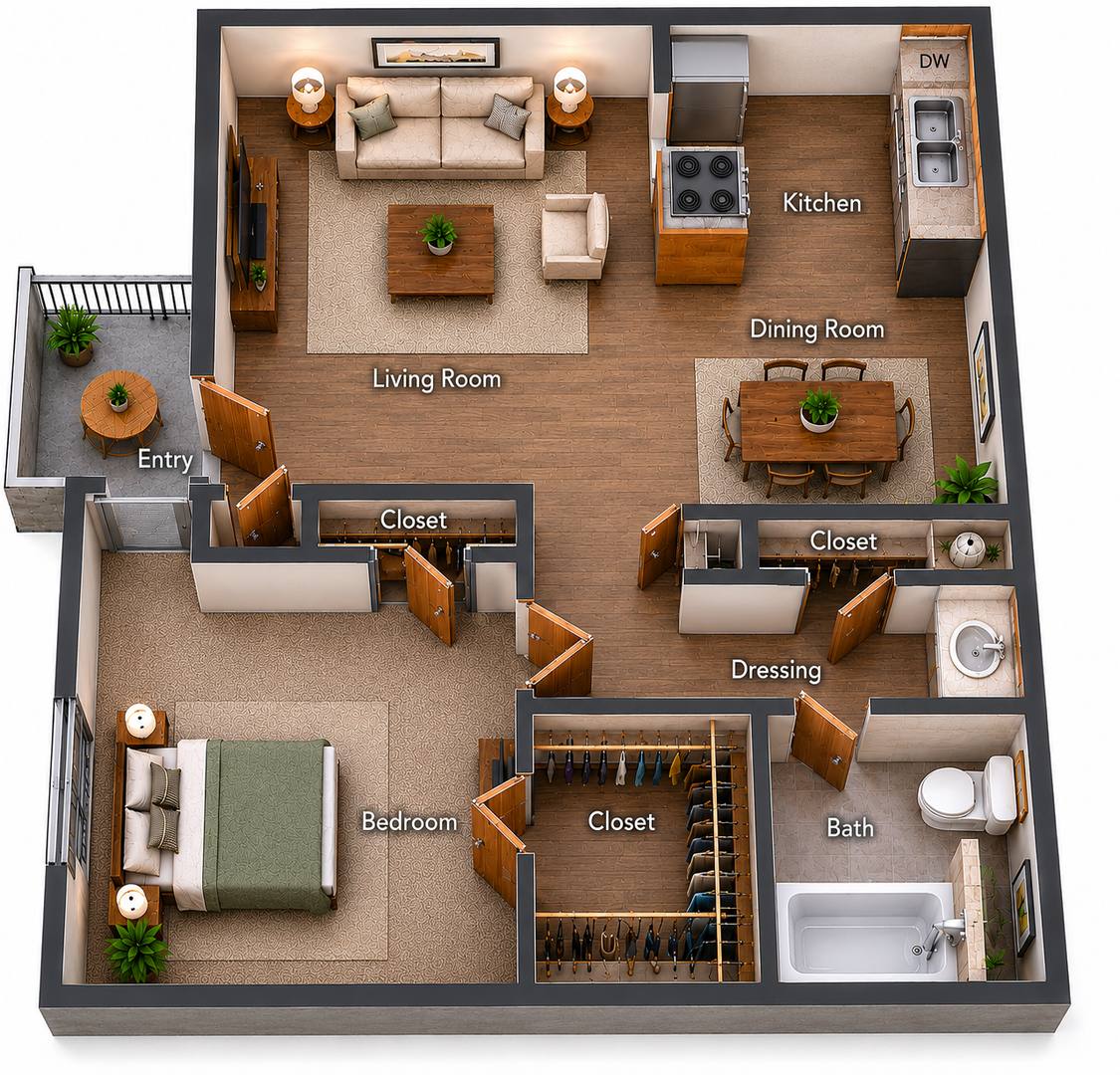 Apartment for rent at 2735-7 E 8th St, Odessa, TX 79761