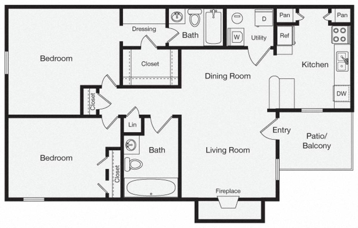 Apartment for rent at 2735-7 E 8th St, Odessa, TX 79761
