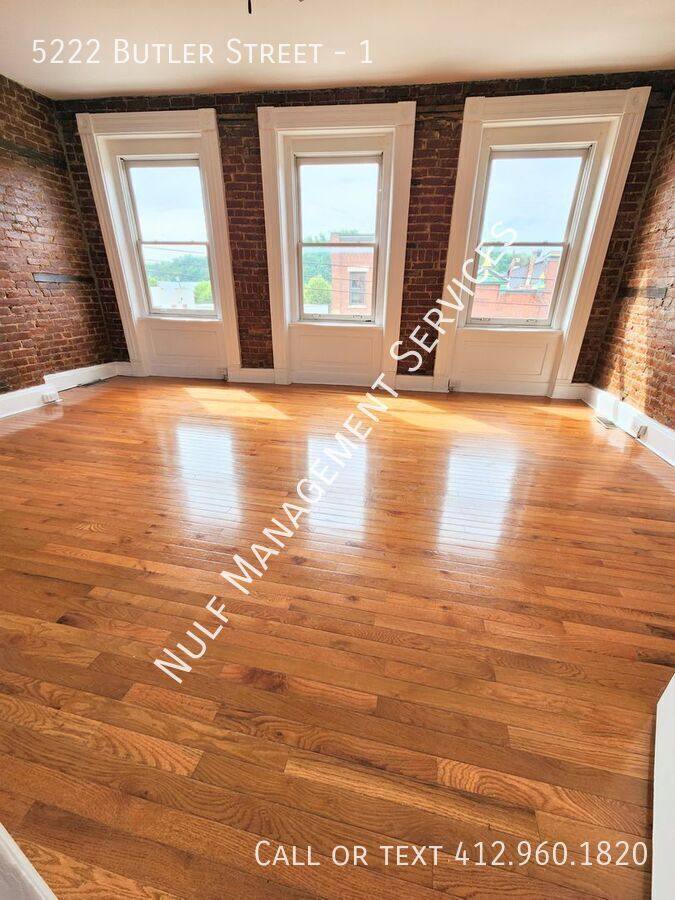 Apartment for rent at 5222 Butler St #1, Pittsburgh, PA 15201