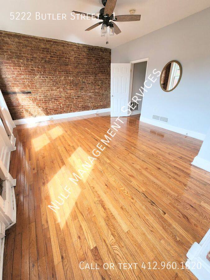 Apartment for rent at 5222 Butler St #1, Pittsburgh, PA 15201