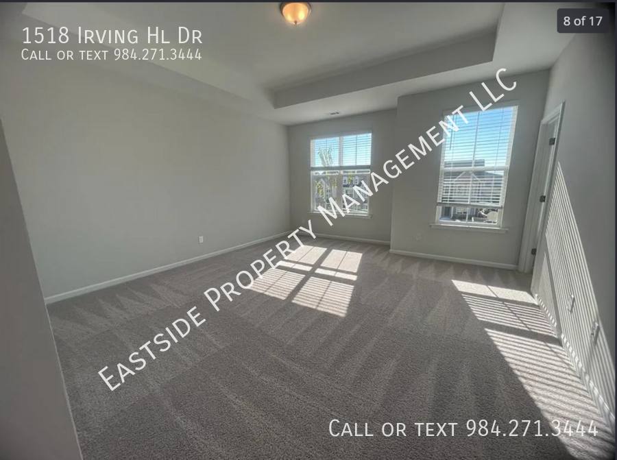 Townhouse for rent at 1518 Irving Hill Dr, Knightdale, NC 27545
