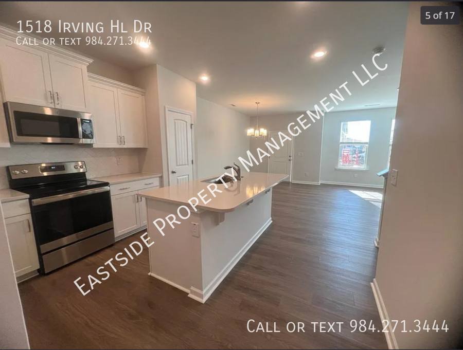 Townhouse for rent at 1518 Irving Hill Dr, Knightdale, NC 27545