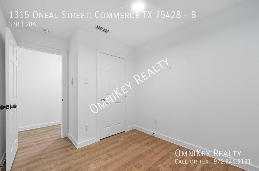 Apartment for rent at 1315 Oneal Street; #B, Commerce, TX 75428