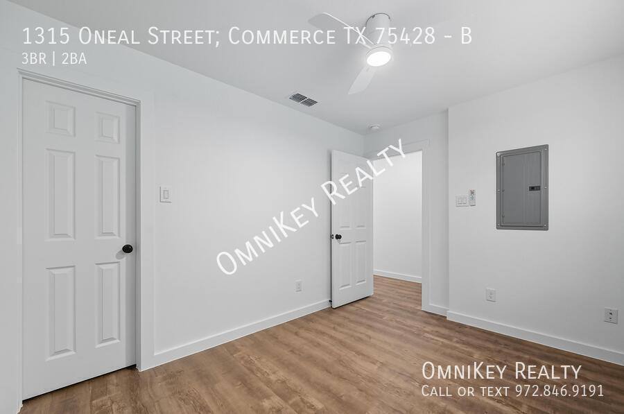 Apartment for rent at 1315 Oneal Street; #B, Commerce, TX 75428
