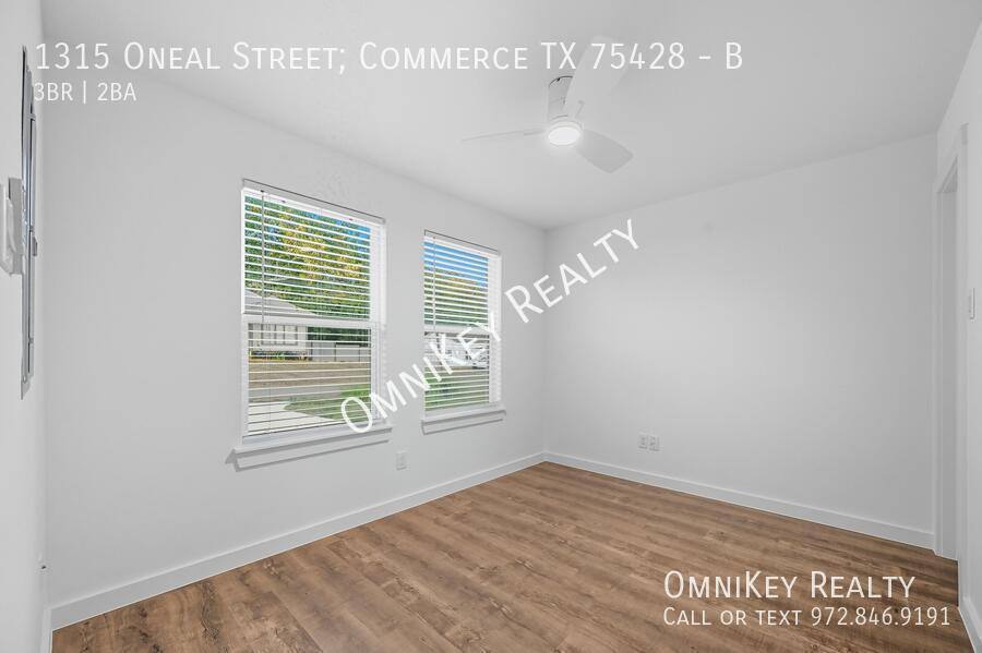Apartment for rent at 1315 Oneal Street; #B, Commerce, TX 75428