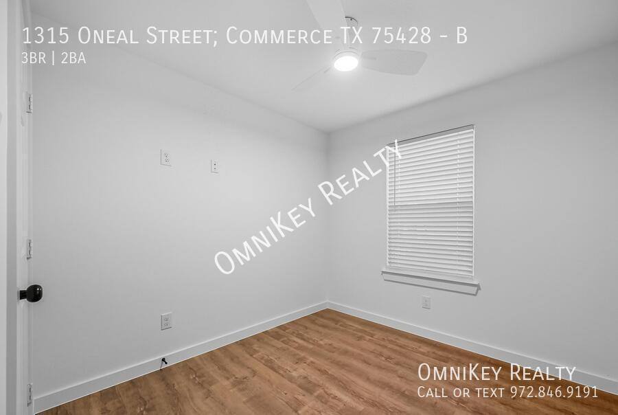 Apartment for rent at 1315 Oneal Street; #B, Commerce, TX 75428