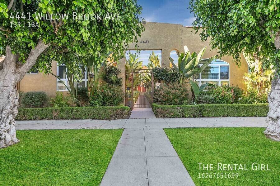 Apartment for rent at 4441 Willow Brook Ave, Los Angeles, CA 90029