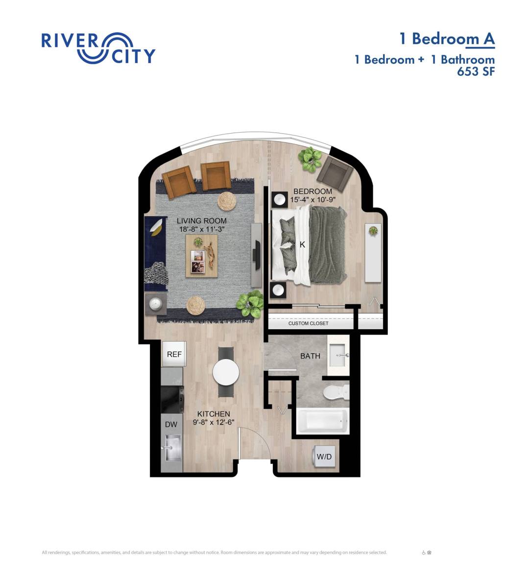 Apartment for rent at 800 S Wells St, Chicago, IL 60607