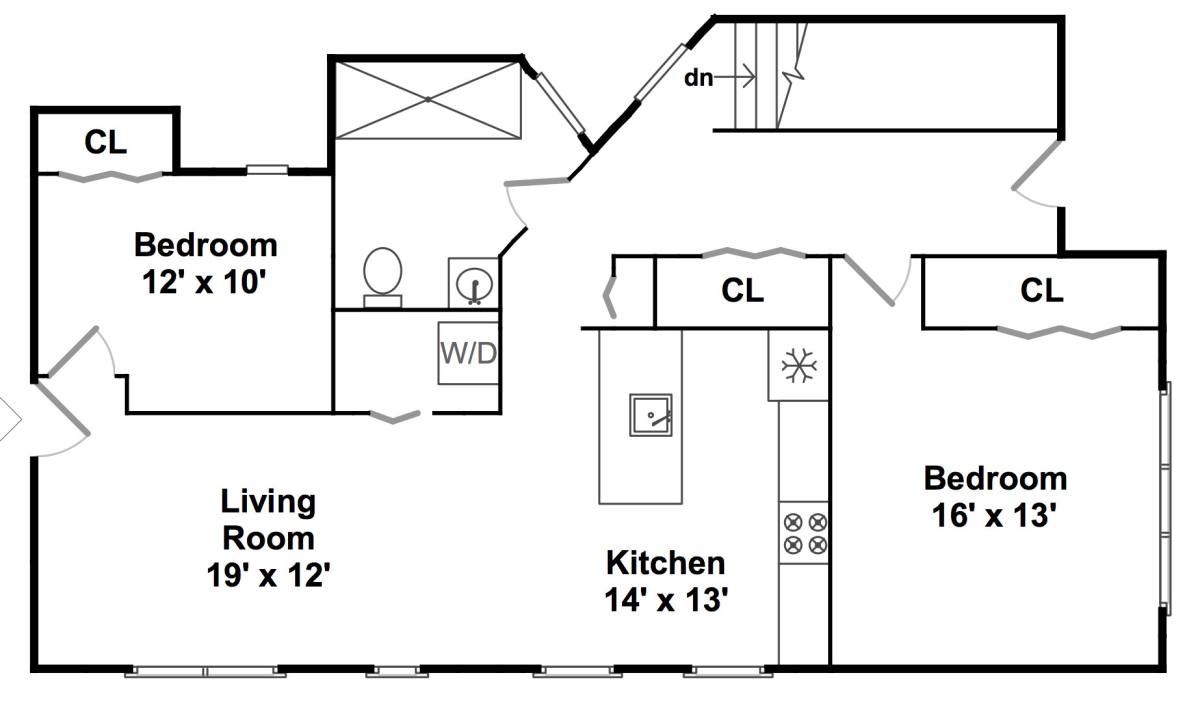 Apartment for rent at 1501 W Superior St #1F, Chicago, IL 60642