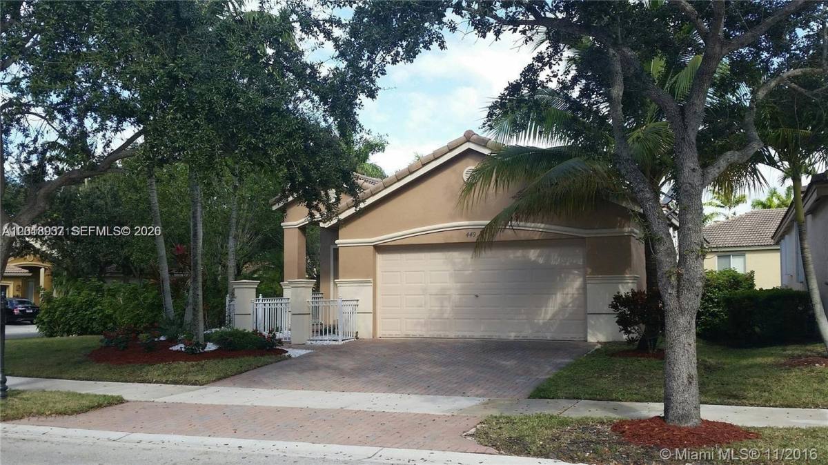 House for rent at 449 Silver Palm Way, Hollywood, FL 33027