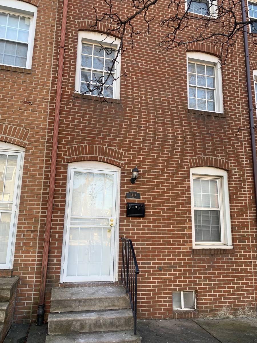 Townhouse for rent at 1317 E Eager St, Baltimore, MD 21202