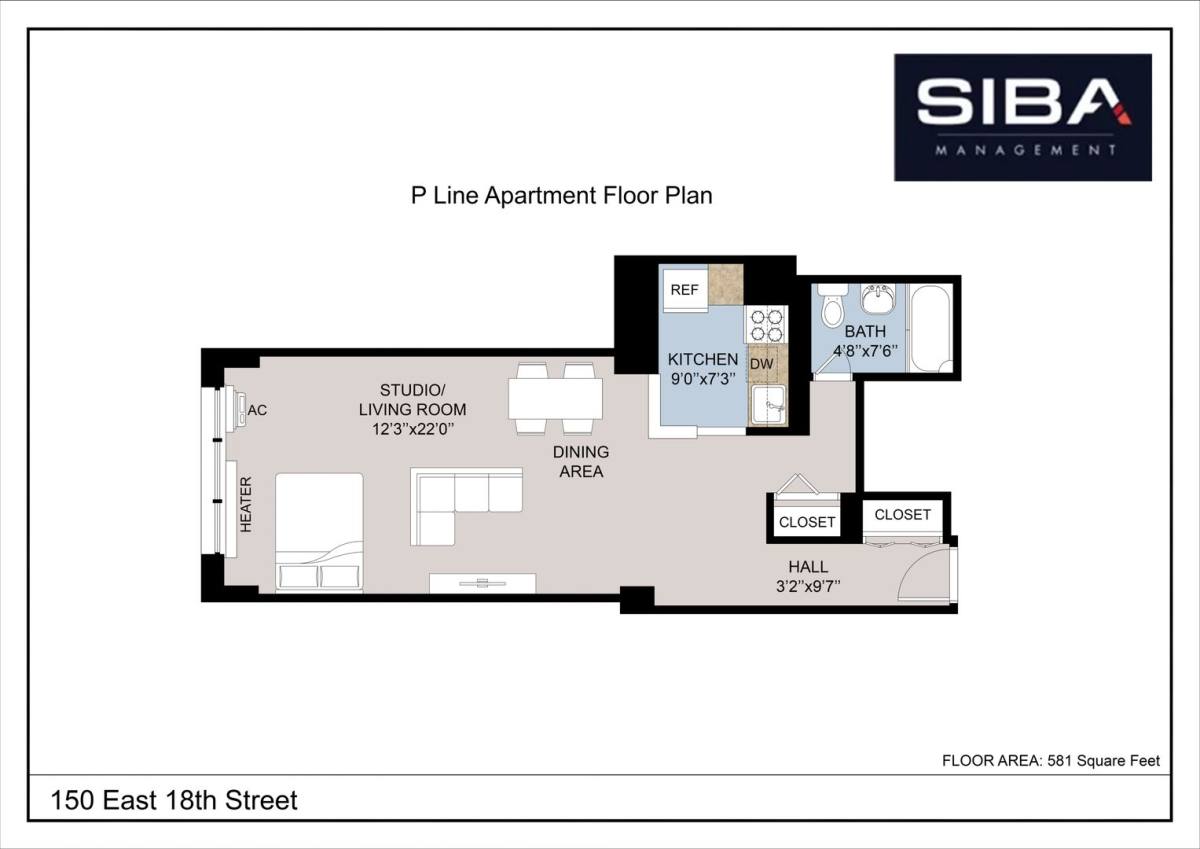 Apartment for rent at 150 E 18th St #14P, New York, NY 10003