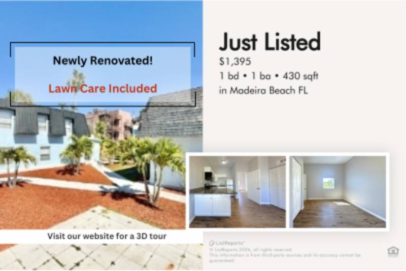 Apartment for rent at 14125 Palm St #4, Saint Petersburg, FL 33708