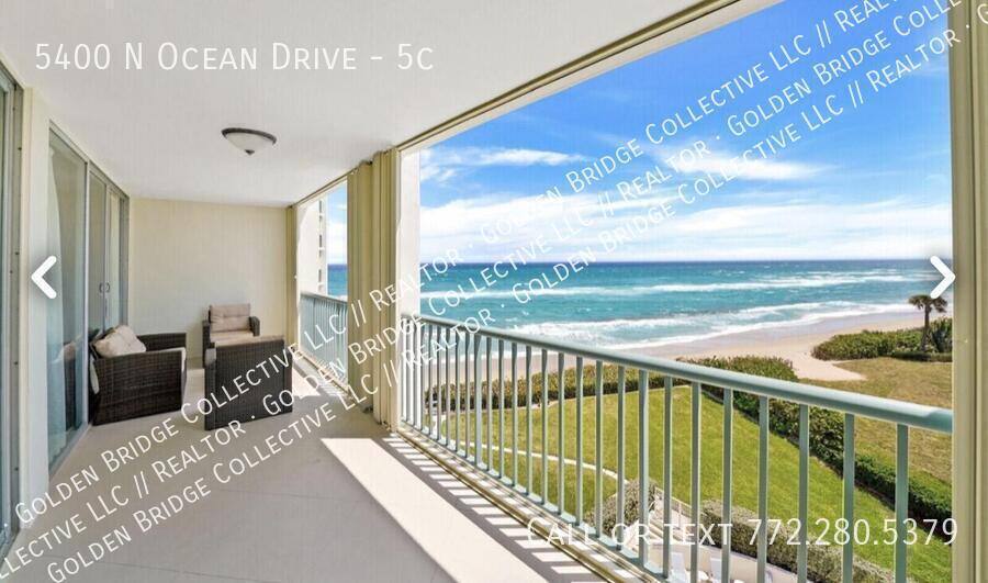Apartment for rent at 5400 N Ocean Dr #5C, West Palm Beach, FL 33404