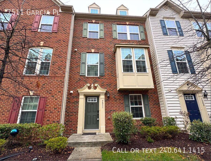 Townhouse for rent at 7511 Garcia Place, Elkridge, MD 21075