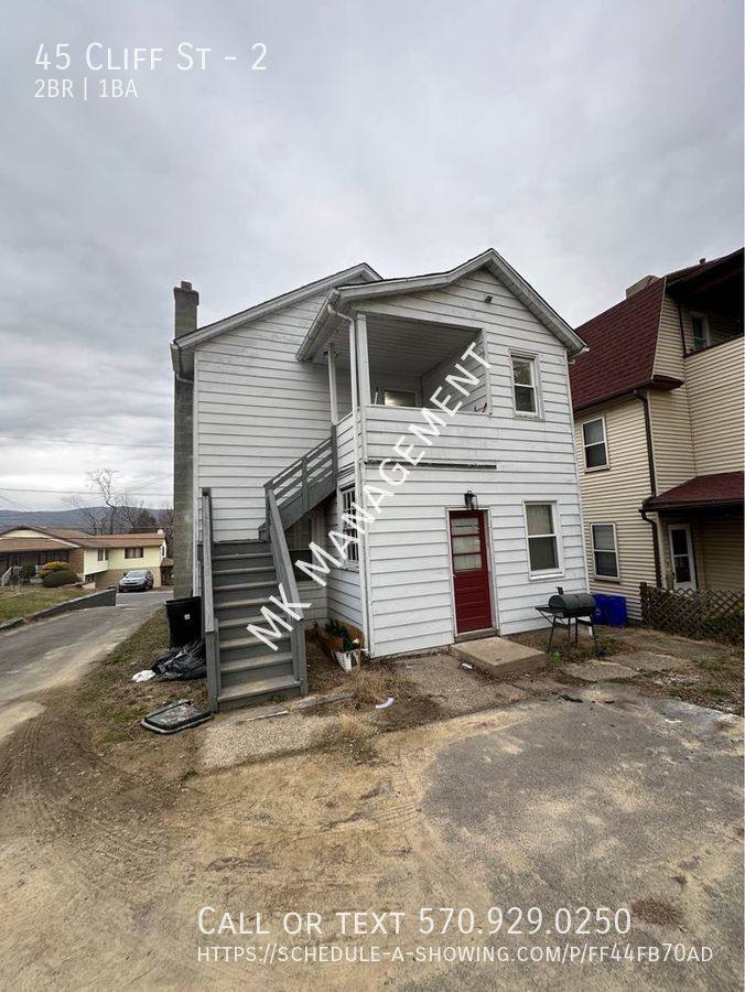 Apartment for rent at 45 Cliff St #2, Pittston, PA 18640