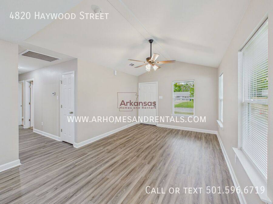 House for rent at 4820 Haywood St, North Little Rock, AR 72117