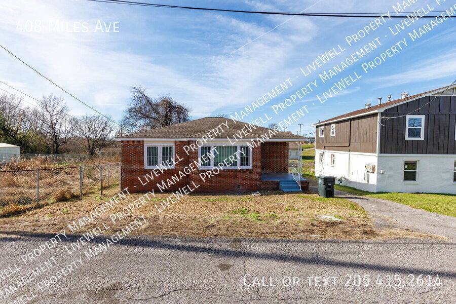 House for rent at 408 Miles Ave, Birmingham, AL 35214