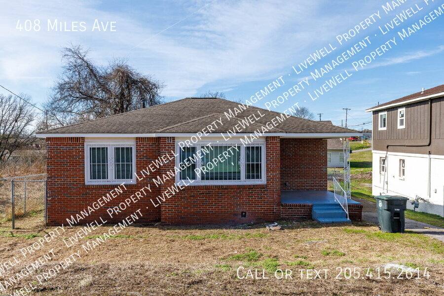 House for rent at 408 Miles Ave, Birmingham, AL 35214