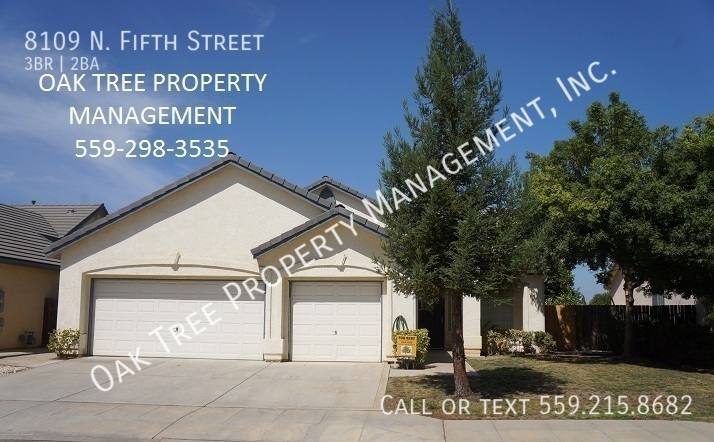 House for rent at 8109 N Fifth St, Fresno, CA 93720