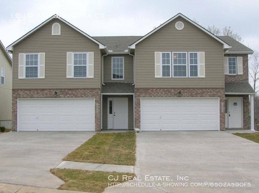 Townhouse for rent at 1619 NW Samantha Court, Blue Springs, MO 64015
