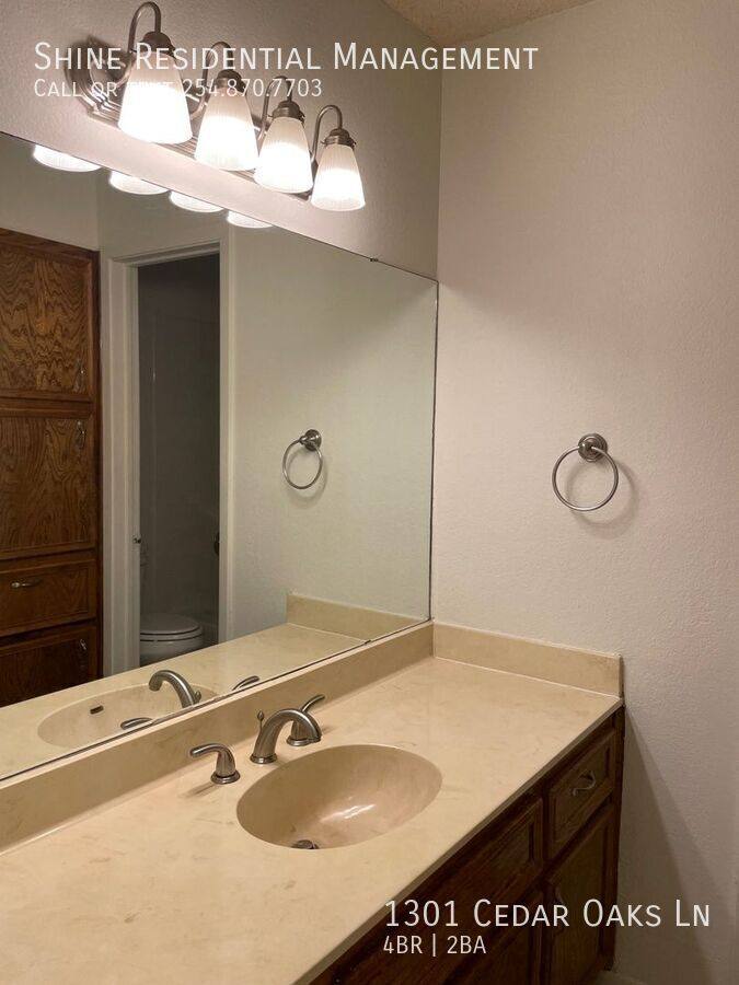 House for rent at 1301 Cedar Oaks Lane, Harker Heights, TX 76548