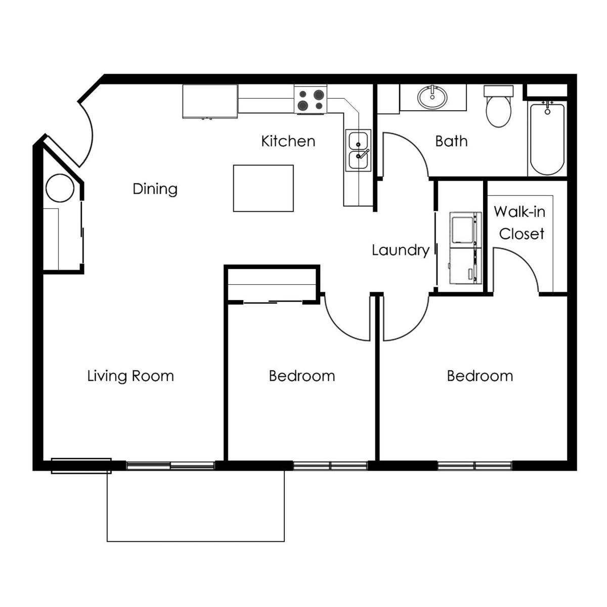 Apartment for rent at 3805 2nd St NE, Minot, ND 58703