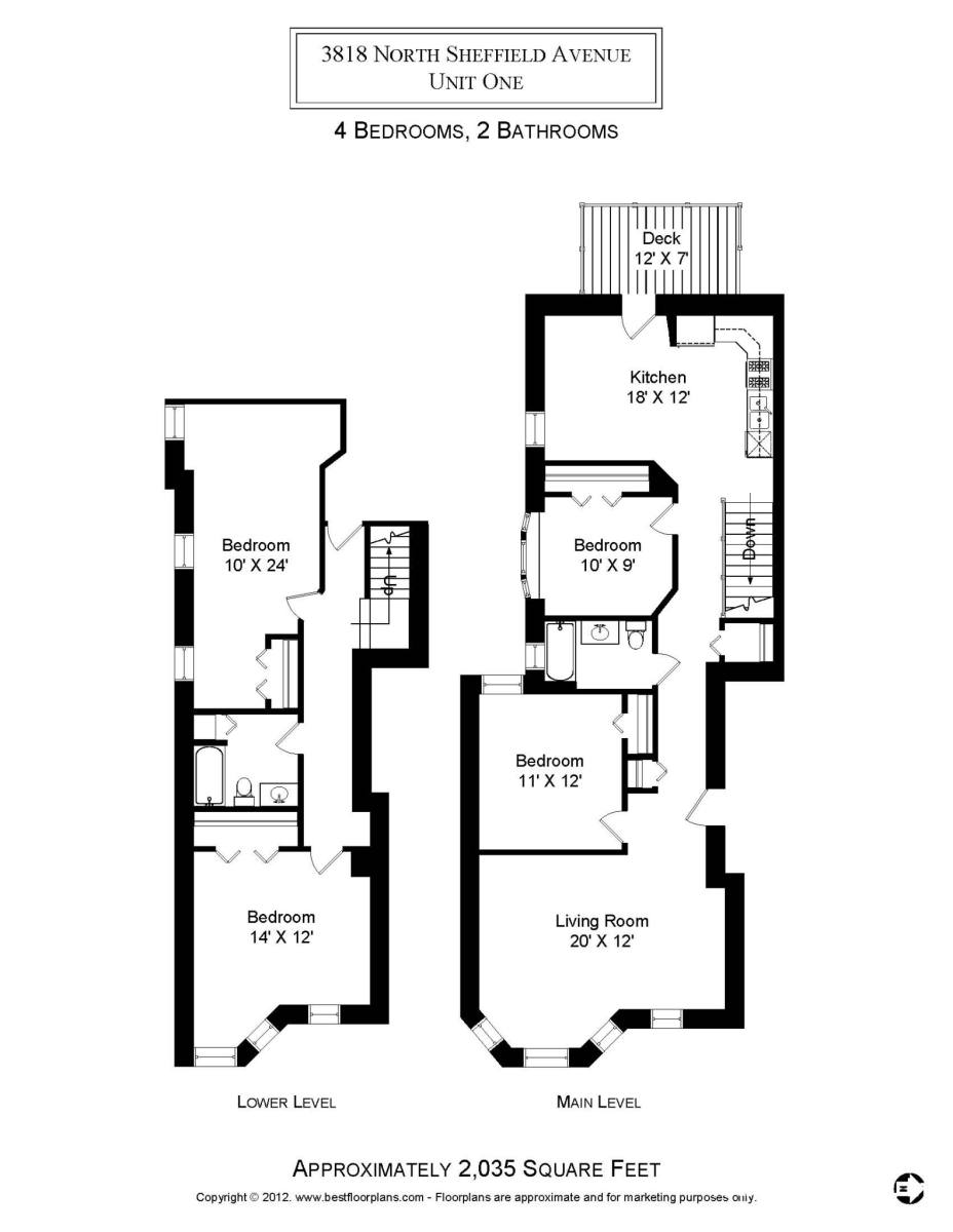 Apartment for rent at 3818 N Sheffield Ave #1, Chicago, IL 60613