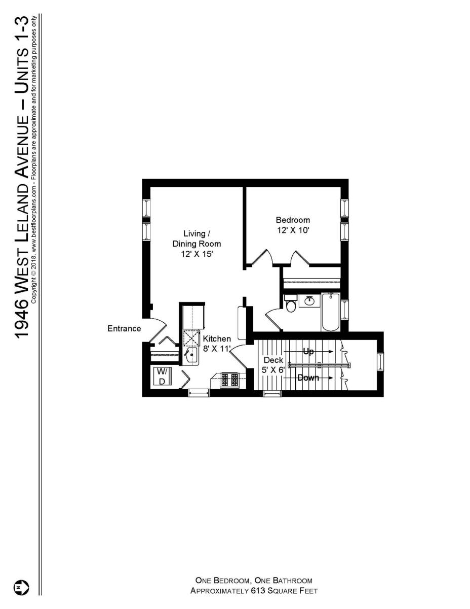 Apartment for rent at 4700 Winchester #1946-2 Fp, Chicago, IL 60640