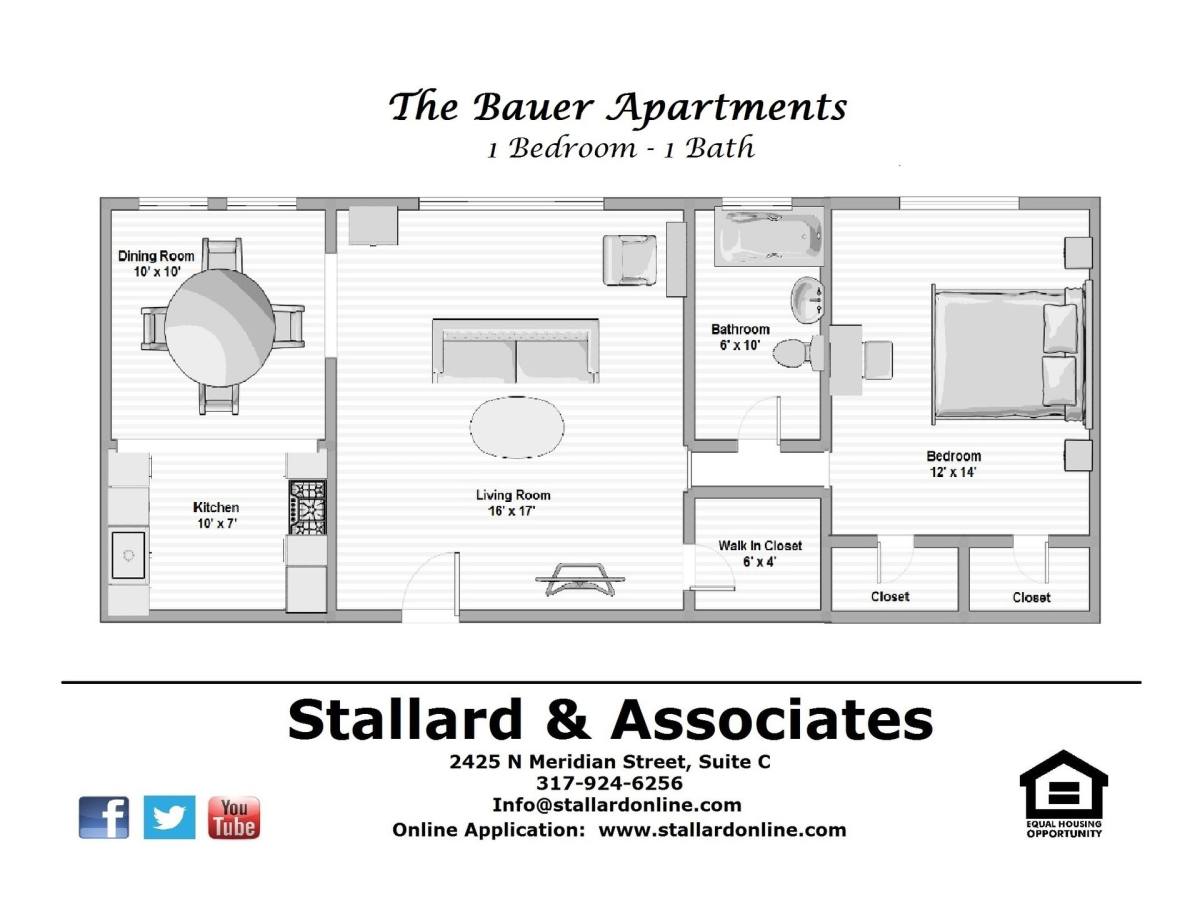 Apartment for rent at 3720 N Meridian St #BAUER, Indianapolis, IN 46208