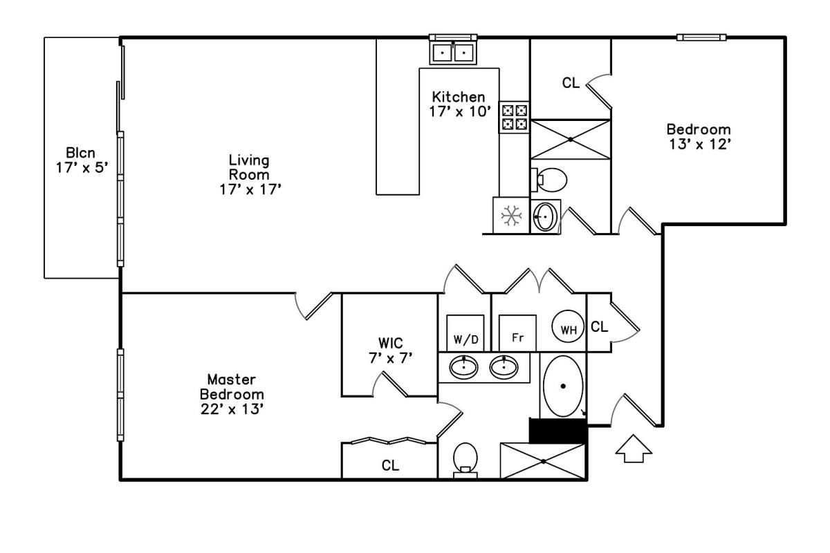 Apartment for rent at 1342 Randolph #4C, Chicago, IL 60607