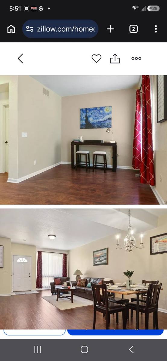 Townhouse for rent at 4452 S Auckland Court, Aurora, CO 80015