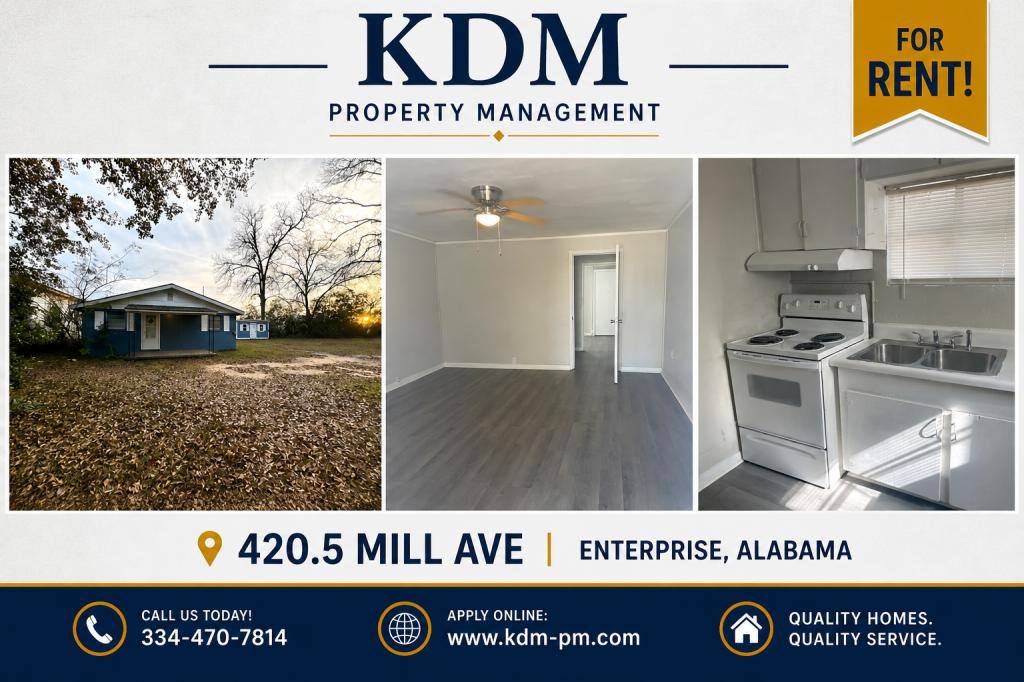 House for rent at 4205 Mill Ave, Enterprise, AL 36330