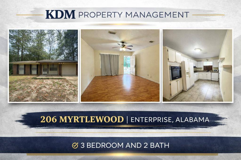 House for rent at 206 Myrtlewood Dr, Enterprise, AL 36330