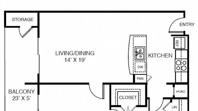 Apartment for rent at 43 Rainey St #2018, Austin, TX 78701