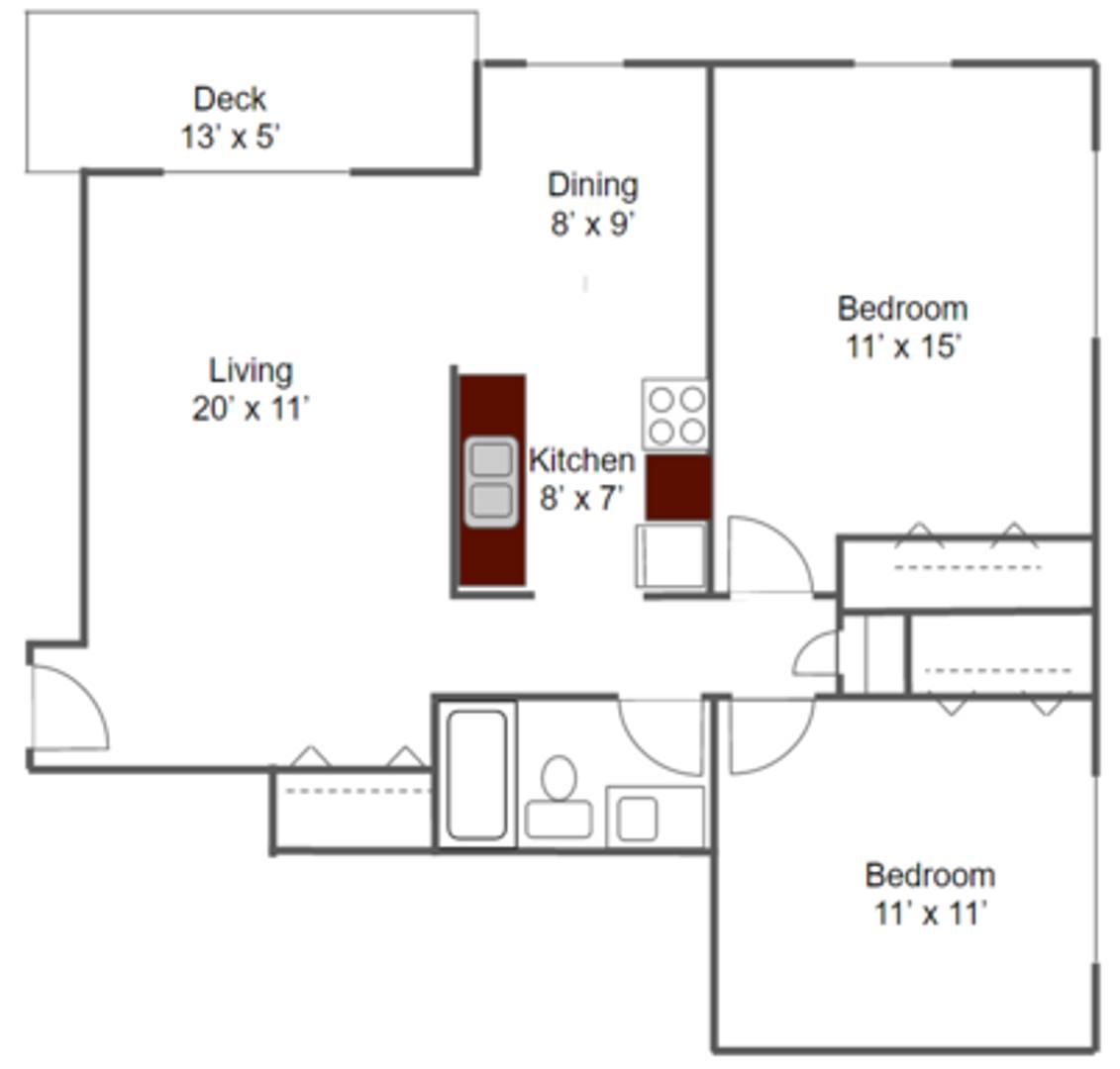 Apartment for rent at 4510 Rhode Island Ave N, Minneapolis, MN 55428