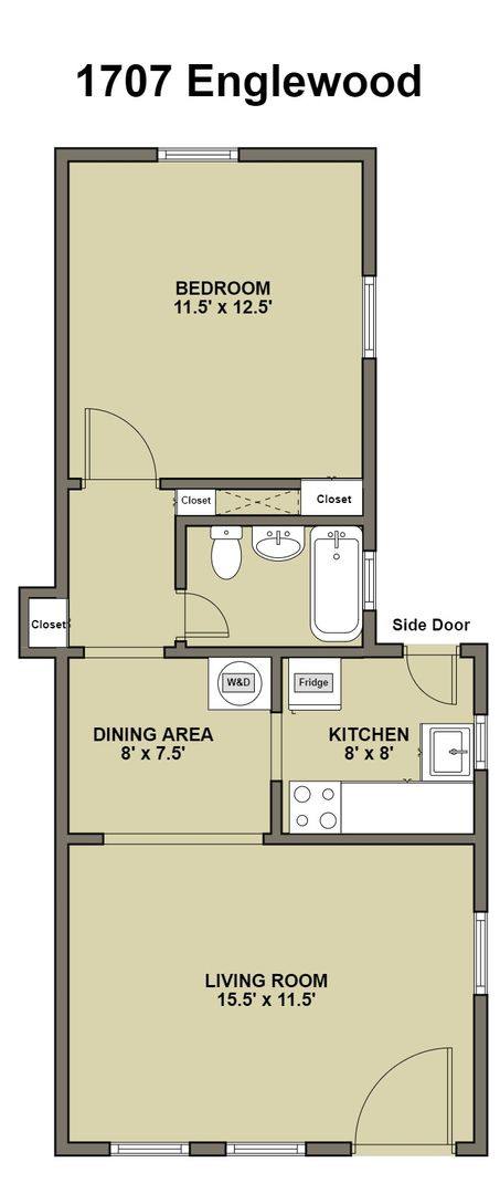Apartment for rent at 1707 Englewood Ave, Durham, NC 27705