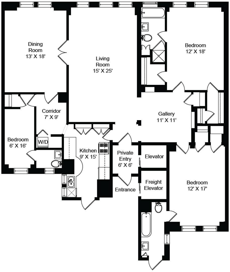 Apartment for rent at 431 W Roscoe, Chicago, IL 60657
