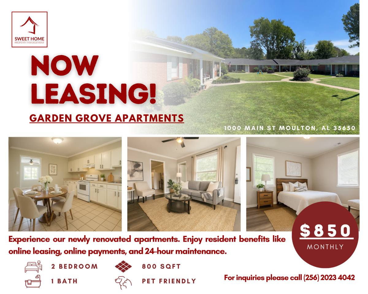 Apartment for rent at 1000 Main St, Moulton, AL 35650
