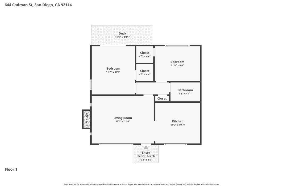 House for rent at 644 Cadman St, San Diego, CA 92114