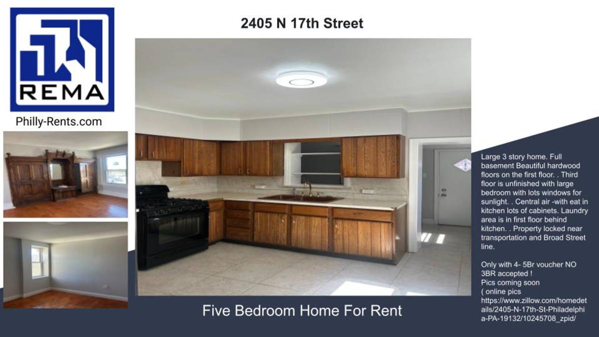 House for rent at 2405 N 17th St, Philadelphia, PA 19132