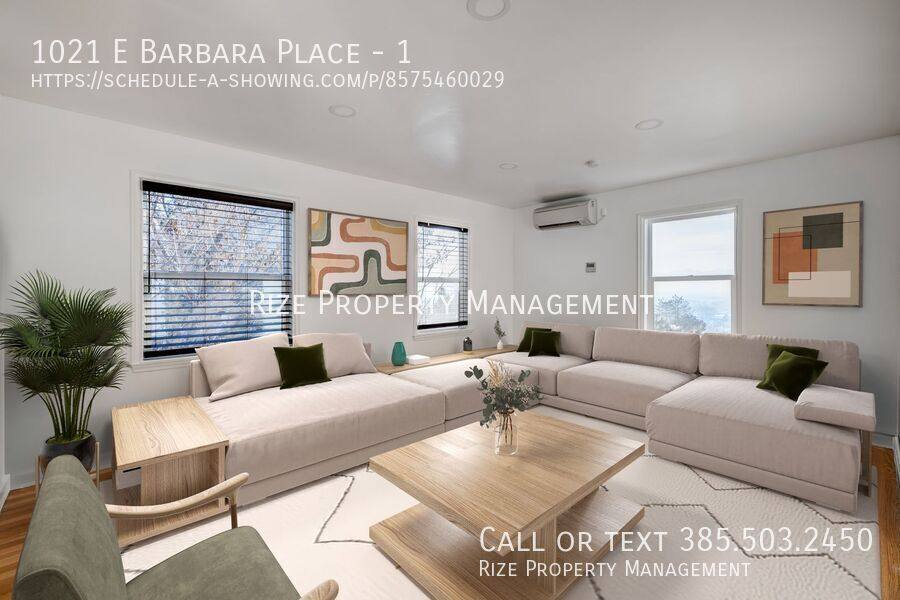 Apartment for rent at 1021 E Barbara Place, Salt Lake City, UT 84102
