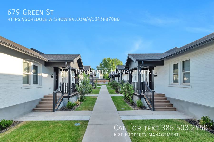 Townhouse for rent at 679 Green St, Salt Lake City, UT 84102