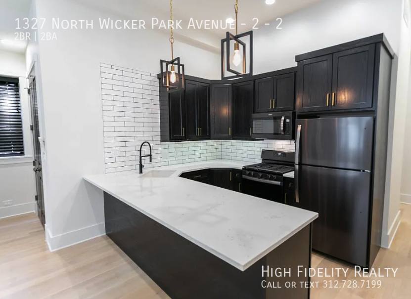 Apartment for rent at 1327 N Wicker Park Ave #2, Chicago, IL 60622