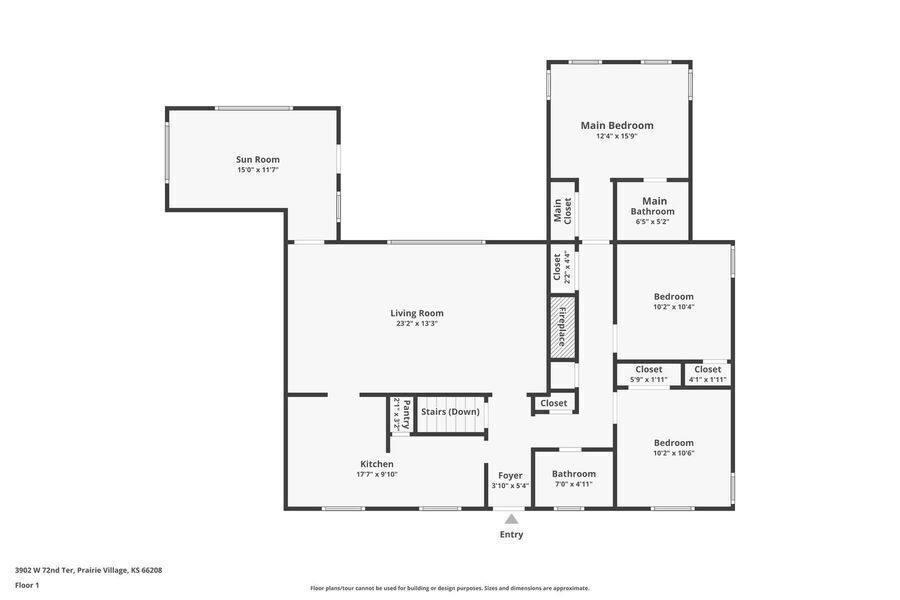 House for rent at 3902 W 72nd Terrace, Prairie Village, KS 66208