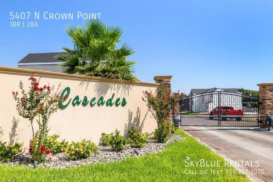 Townhouse for rent at 5407 N Crown Point, Pharr, TX 78577